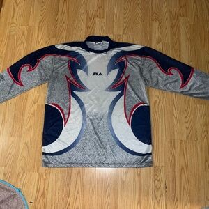 FILA XL Long Sleeve Soccer Shirt